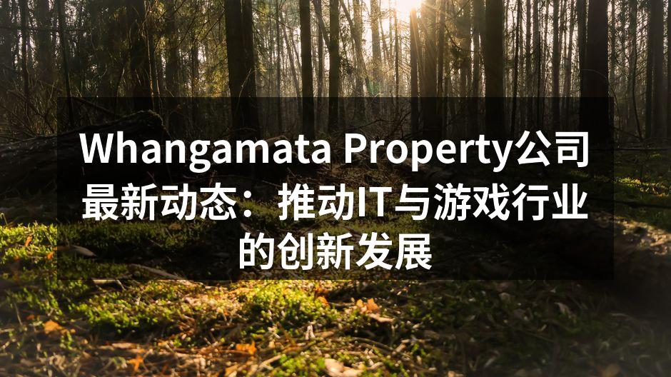 Whangamata Property公司最新动态:推动IT与游戏行业的创新发展