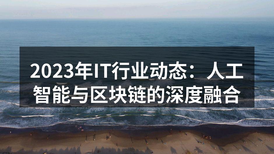 2023年IT行业新动态